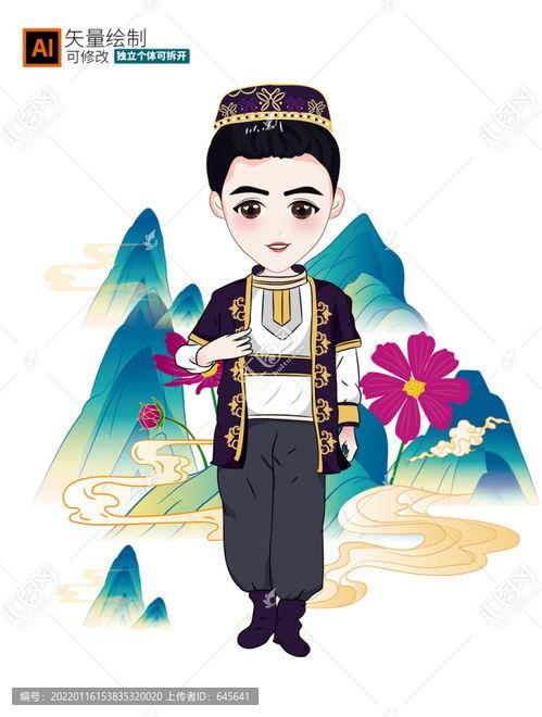 维吾尔族绘画图片大全,色彩斑斓的文化瑰宝