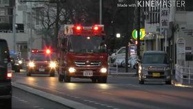 日本消防车出警,速度与激情的救援瞬间